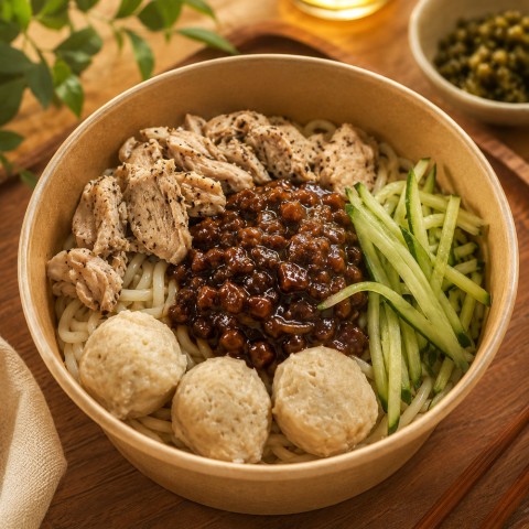 Beijing Fried Sauce Noodles 炸酱面